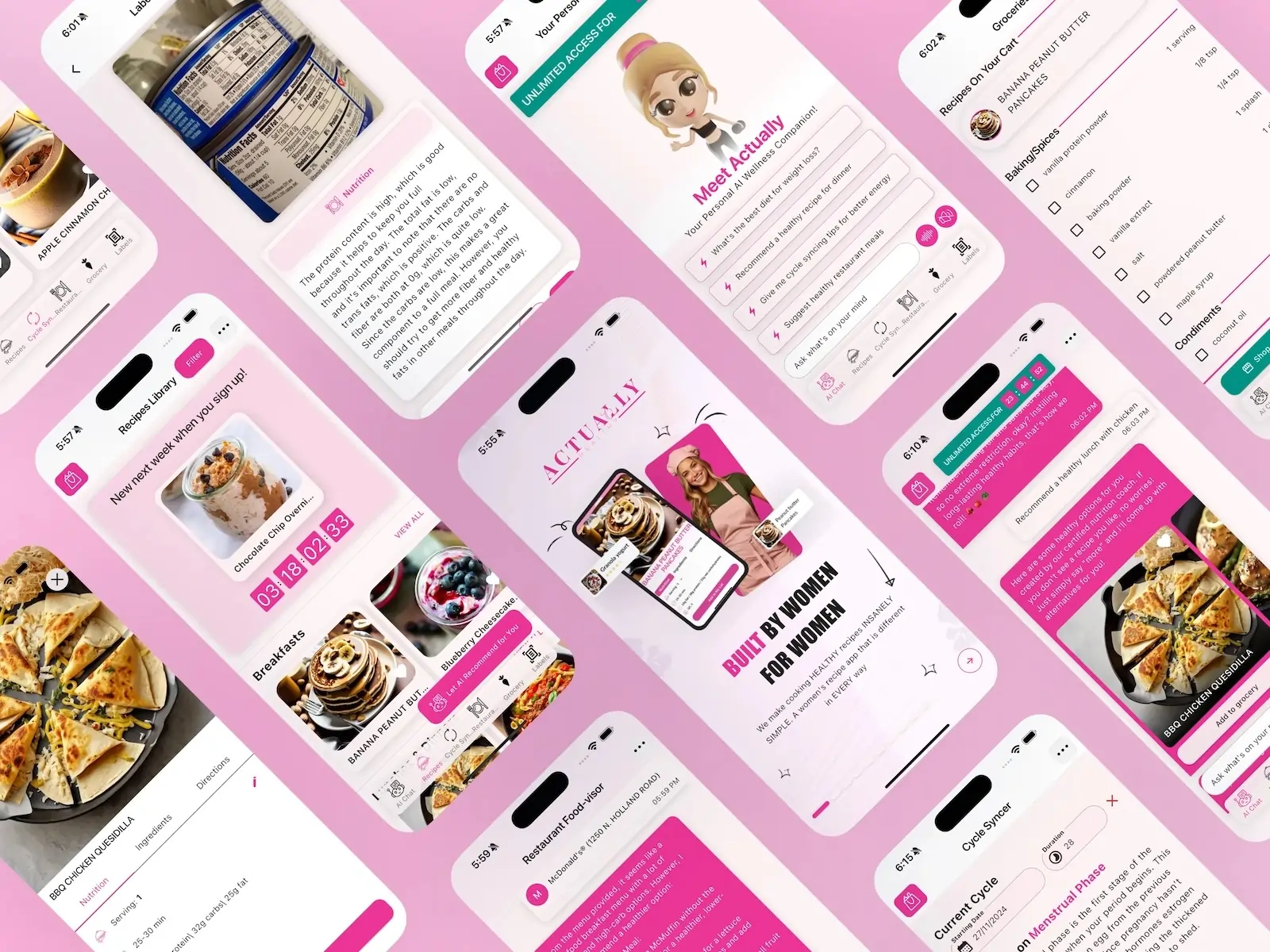 تطبيق Actually Healthy لمساعد التغذية بالذكاء الاصطناعي