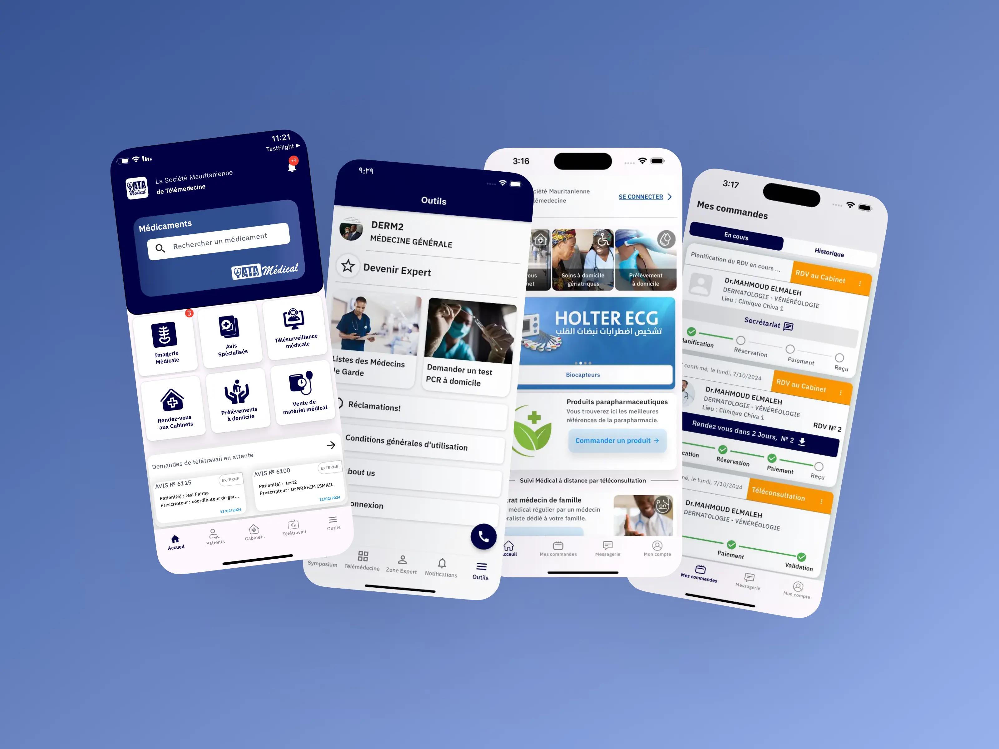 Yata Medical telehealth and patient portal interface